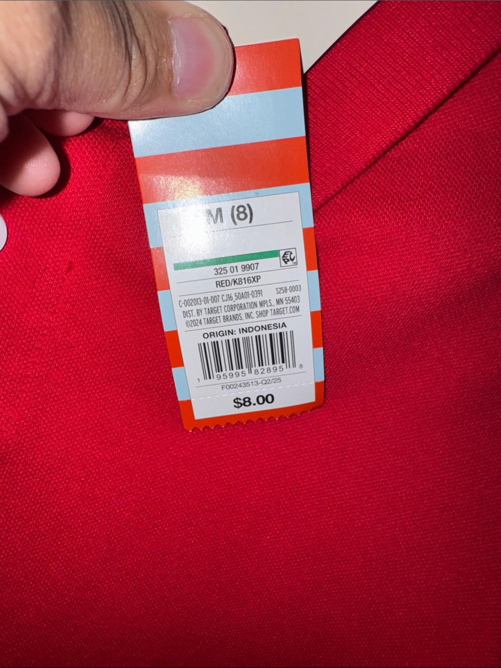 Cat & Jack Red Short-Sleeve Polo Shirt - Picture 2 of 7
